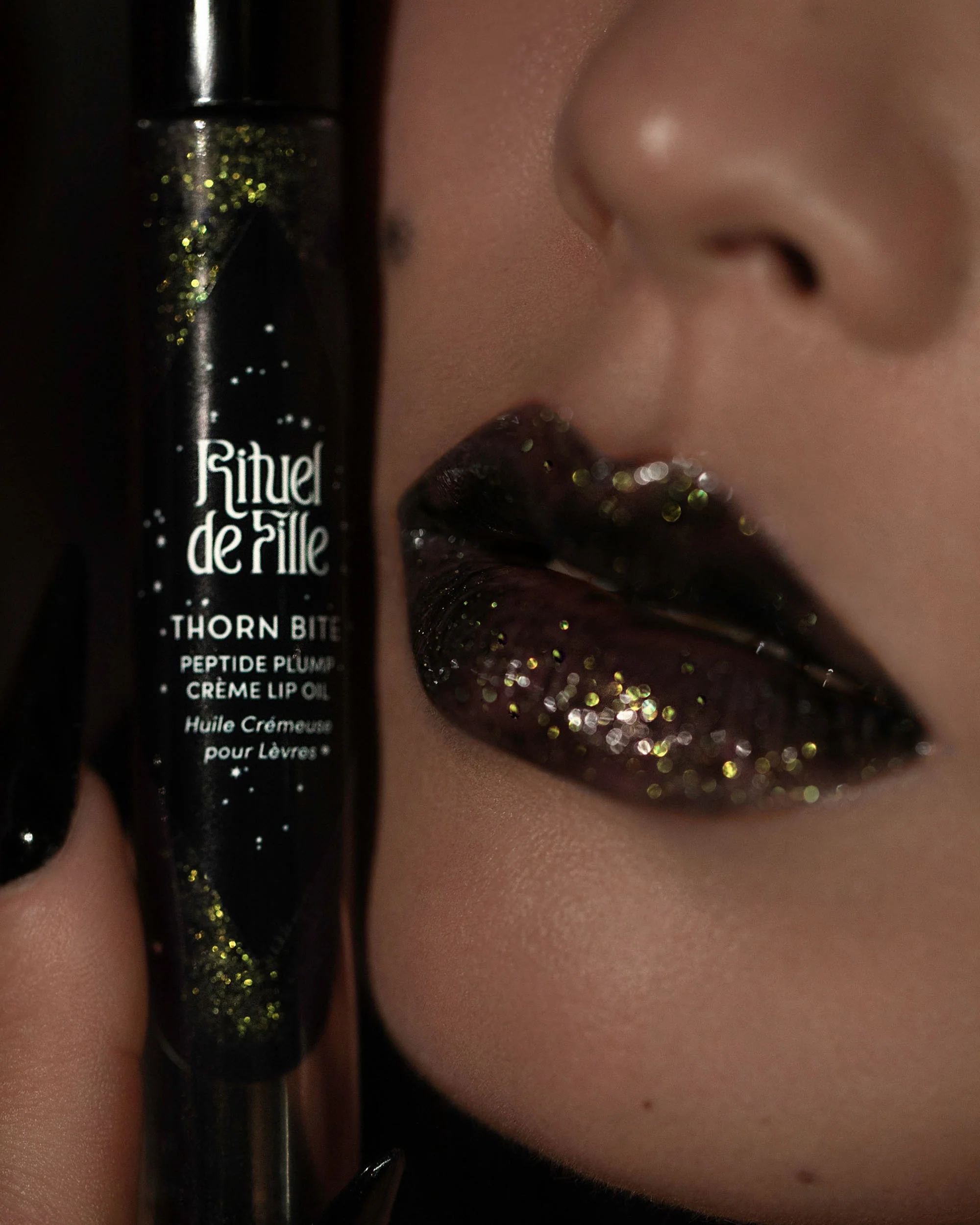 Thorn Bite Peptide Plump Crème Lip Oil: Night Glow - Image 2
