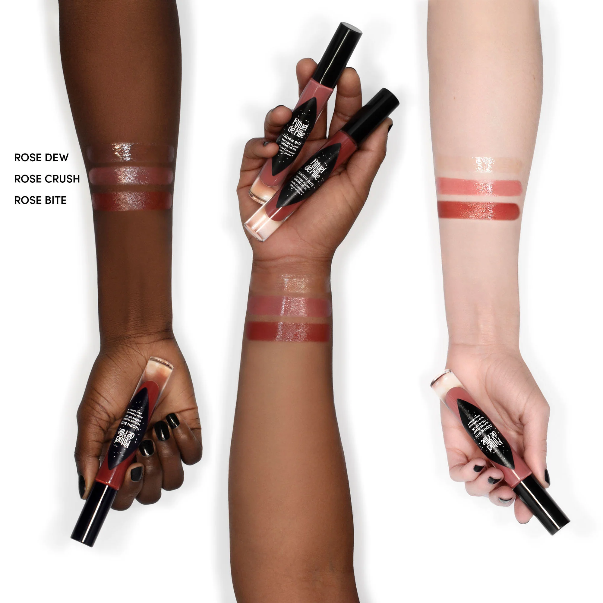 Thorn Bite Peptide Plump Crème Lip Oil: Rose Dew - Image 10
